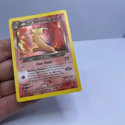 DARK TYPHLOSION Neo Destiny POKEMON Holo 2000 Trading Card 10/105 CLEAN WOW - Image 3