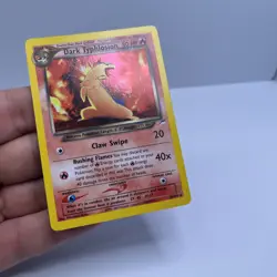 DARK TYPHLOSION Neo Destiny POKEMON Holo 2000 Trading Card 10/105 CLEAN WOW - Image 4