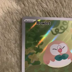 Rowlet 090/088 Illustration Rare Holo Pokemon Card Near Mint - Image 5