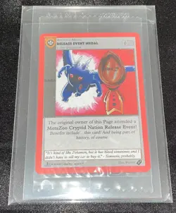 Sealed Release Event Medal Promo 1st Edition KickStarter METAZOO Card - Image 1