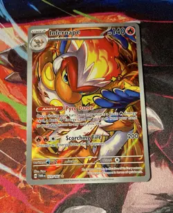 Pokemon TCG Infernape Card Twilight Masquerade Illustration Rare 173/167 - Image 1