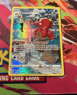 Pokemon TCG Octillery TG03/TG30 Brilliant Stars Full Art Secret Rare Card - Image 1