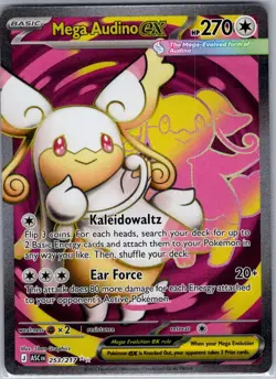 Mega Audino ex - 253/217 ME: Ascended Heroes - Pokemon Card - NM - Image 1