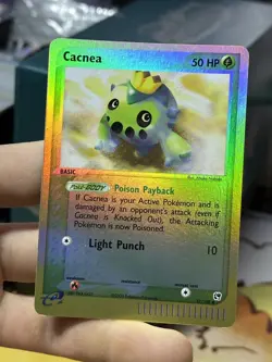 Cacnea 57/100 EX Sandstorm 2003 Reverse Holo e-Series Pokemon Card TCG - Image 4
