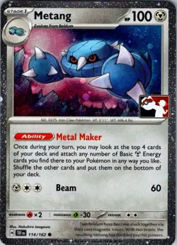 Metang 114/162 Prize Pack Series Cards Holo NM - Image 1