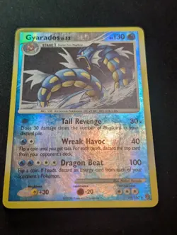Gyarados 19/100 Stormfront Reverse Holo Pokemon Card - MP - Image 1