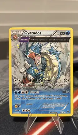 COSMOS Gyarados 21/98 XY Ancient Origins Holo Promo Nintendo Pokemon Card - Image 1