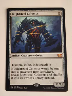 MTG Blightsteel Colossus Double Masters Regular Card NM Condition - Image 1