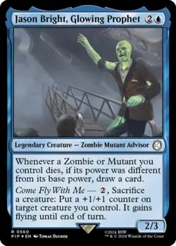 Jason Bright, Glowing Prophet (Surge Foil) -Foil Near Mint MTG - Image 1