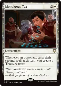 Monologue Tax [SOC - 157]Commander: Secrets of Strixhaven - Image 1