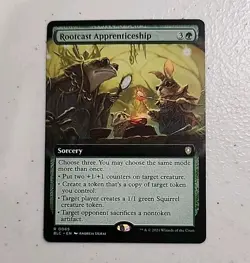 Rootcast Apprenticeship (Extended Art) Commander: Bloomburrow Regular MTG - Image 1