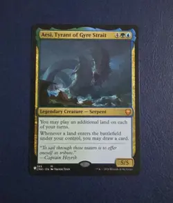 NM Aesi, Tyrant of Gyre Strait #365 "The List" Reprint Commander CMR - Image 1