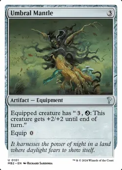 MTG Umbral Mantle - White Border, NM-Mint, English Mystery Booster 2 - Image 1