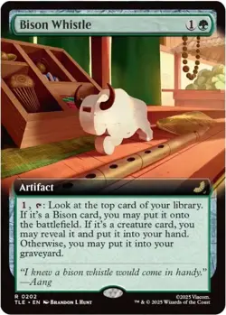 Bison Whistle (Extended Art) *FOIL* - Avatar: The Last Airbender: Eternal-Legal - Image 1