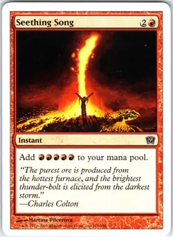 Seething Song 216 C 9th Edition Magic the Gathering MTG LP - Image 1