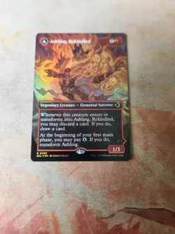 Ashling, Rekindled Borderless FOIL Lorwyn Eclipsed MTG NM - Image 1