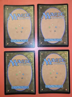 4X PLAYSET-MTG: MAGIC - *PLAINS* BASIC LAND, #498/MH3/ NM RIPPLE FOIL - Image 3