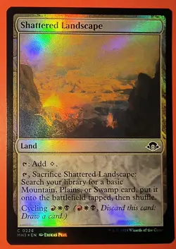 MTG, MAGIC: *SHATTERED LANDSCAPE* FOIL MH3 / 0226 - NM - COMMON- UNPLAYED - Image 1