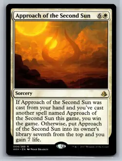 Approach of the Second Sun 4 Rare Amonkhet Magic: The Gathering Near Mint - Image 1
