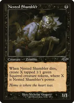 Nested Shambler (Retro Frame) (Foil Etched) -Foil Near Mint MTG - Image 1