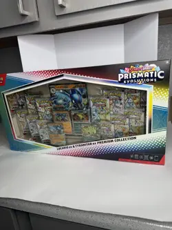 Pokemon Prismatic Evolutions Lucario & Tyranitar Premium Collection - Image 1