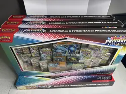 Pokemon Prismatic Evolutions Lucario & Tyranitar Premium Collection - Image 5