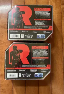 Pokemon TCG Destined Rivals Team Rocket Tin Nidoking EX . Lot Of 2 - Image 3