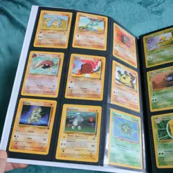 Old Vintage Wotc Pokemon Tcg Binder Bundle Joblot X127 Cards No Duplicates - Image 3