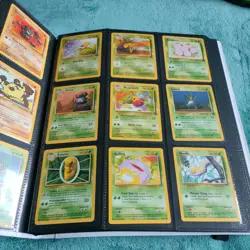 Old Vintage Wotc Pokemon Tcg Binder Bundle Joblot X127 Cards No Duplicates - Image 4