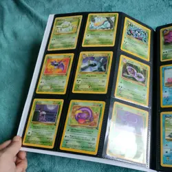Old Vintage Wotc Pokemon Tcg Binder Bundle Joblot X127 Cards No Duplicates - Image 5