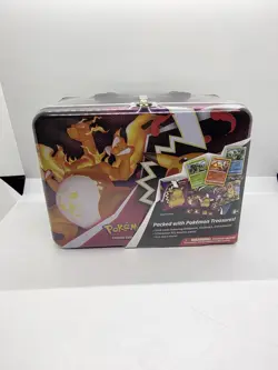 Pokemon TCG Fall 2020 Collectors Chest Tin Lunchbox 5 Booster Packs - NEW Sealed - Image 1