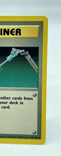 Maintenance 83/102 Base Set Trainer Pokemon TCG Non-Holo Vintage 1999 LP - Image 3