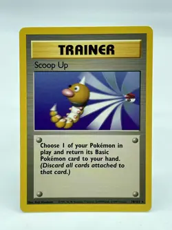 Scoop Up 78/102 Base Set Trainer Rare Pokemon TCG Non Holo Vintage 1999 NM - Image 1