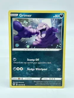 Grimer 100/189 Darkness Ablaze Non-Holo Pokemon TCG Mint Unplayed - Image 1