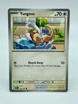 Yungoos 176/197 Obsidian Flames Non Holo Pokemon TCG Mint Unplayed - Image 1