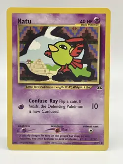 Natu 59/75 Common Unlimited Neo Discovery Pokemon Vintage 2001 NM - Image 1