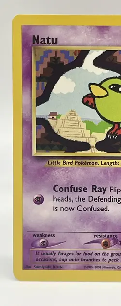 Natu 59/75 Common Unlimited Neo Discovery Pokemon Vintage 2001 NM - Image 2