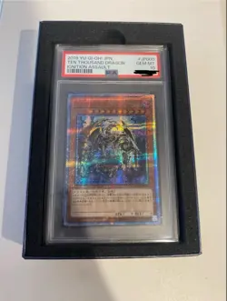 PSA10 YU-GI-OH 2019 Ten Thousand Dragon IGAS-JP000 IGNITION ASSAULT Yugioh Japan - Image 2