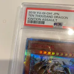 PSA10 YU-GI-OH 2019 Ten Thousand Dragon IGAS-JP000 IGNITION ASSAULT Yugioh Japan - Image 4