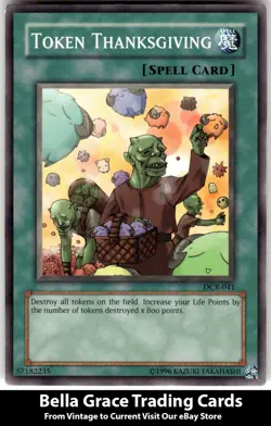 Token Thanksgiving #DCR-041 Dark Crisis Yugioh Common - Image 1