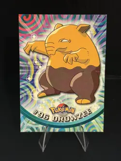 Topps Pokemon Drowzee #96 2000 TV Animation Edition Non Holo Blue Logo - Image 1