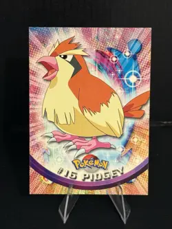 1999 Topps Pokemon #16 Pidgey (TV Animation Series 1) 3rd Print Green Logo NM - Image 1