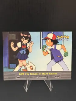 2000 Topps Pokemon Series 2 #EP9 (The School of Hard Knocks) Blue Logo MP - Image 1