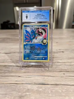 Pokemon Card Reverse Holo Milotic C 35/147 CGC 9 Mint Crosshatch League Promo - Image 1