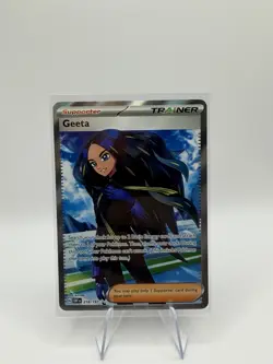 Pokemon Geeta Holo Ultra Rare TCG Card 218/197 Sv03: Obsidian Flames - Image 1