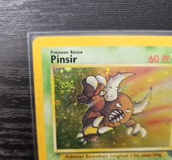 Spanish Pinsir 2000 Jungle 9/64 Holo Pokemon Card MP Swirl - Image 3