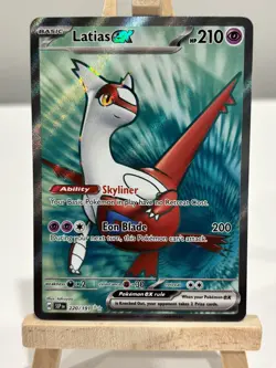 Pokemon Card TCG - Latias ex 220/191 Full Art Ultra Rare Surging Sparks NM - Image 1