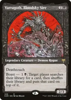 Varragoth, Bloodsky Sire (Showcase) 309 Rare Kaldheim Near Mint - Image 1