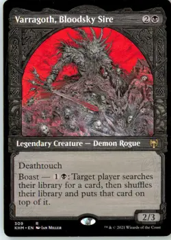 Varragoth, Bloodsky Sire (Showcase) 309 Rare Kaldheim Near Mint - Image 2