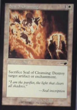 Seal of Cleansing - Nemesis: #18, Magic: The Gathering Lp R234 - Image 1